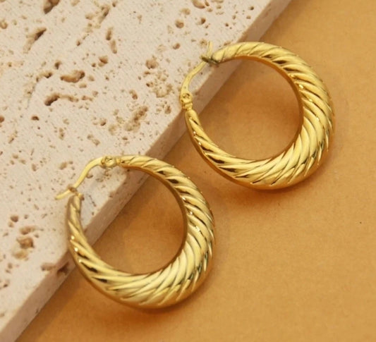 Retro U Shaped Earrings